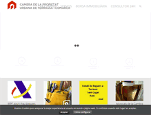 Tablet Screenshot of cambrapropietat.com